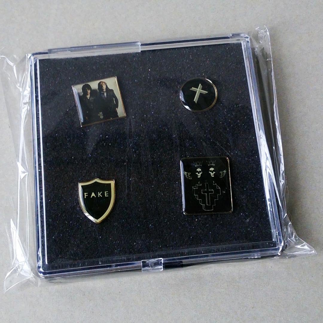 清春 KIYOHARU/ピンバッジ(2個set)/ライブツアーグッズ 清春 KIYOHARU/ピンバッジ(2個set)/ライブツアーグッズ